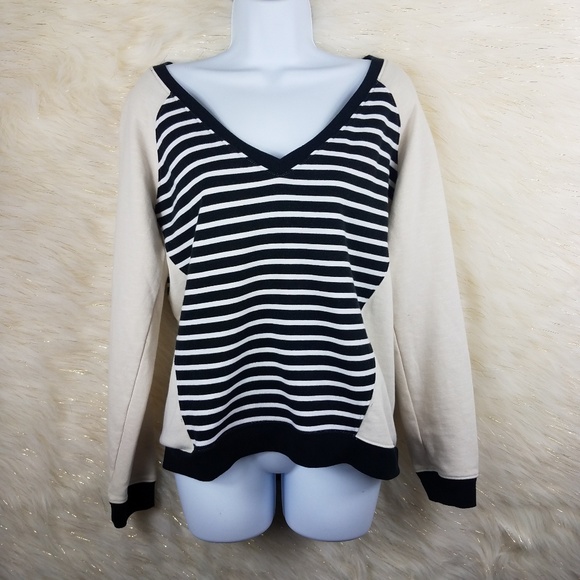 ποΈ Sanctuary crew neck sweatshirt striped small